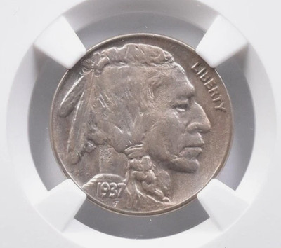 1937 D Nickel 3 Leg Legged