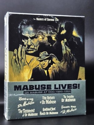 Mabuse Lives! Dr. Mabuse at CCC: 1960   1964 LIMITED EDITION Eureka Blu-ray Set