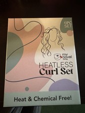 my novel things Heatless Curl Set 6PC Pink Heat Chemical Free All Hair Types