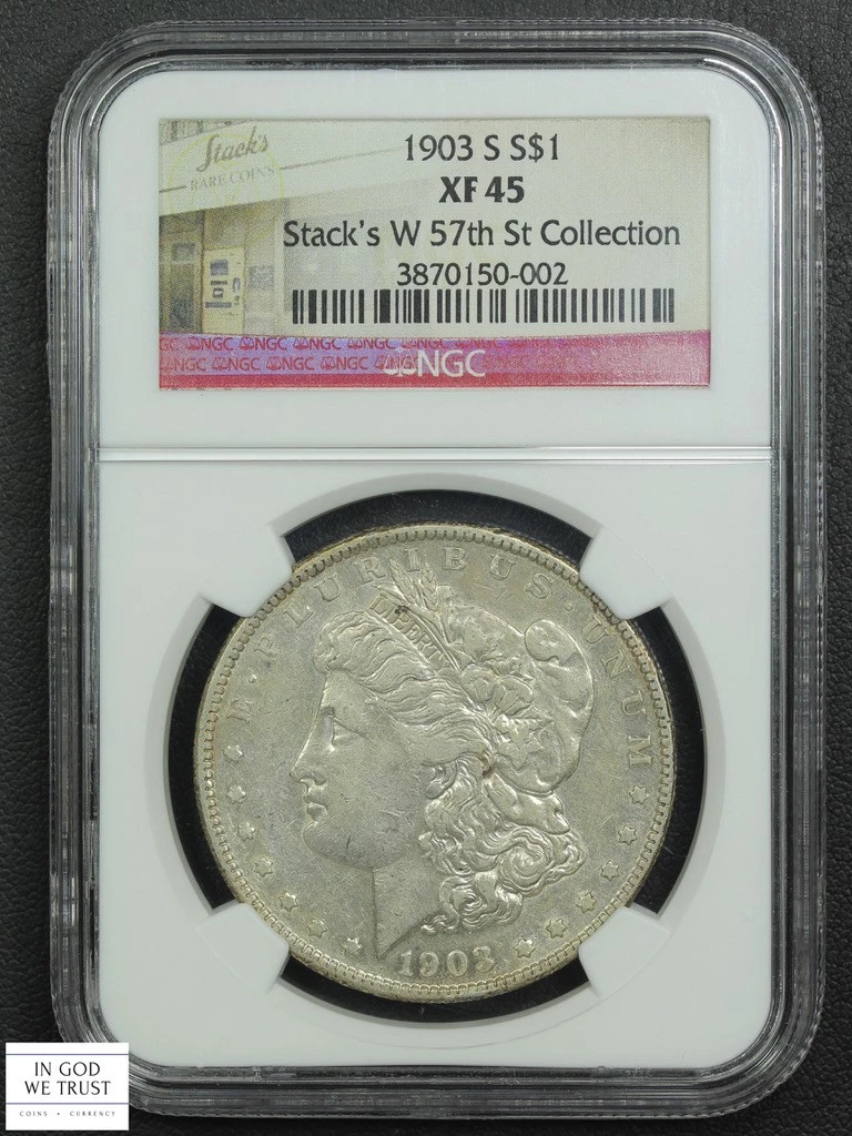 Silver NGC Grade XF 45 US Morgan US Dollars (1878-1921) for sale