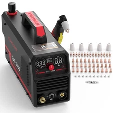 YESWELDER 50Amp 110/220V  Air Power Plasma Cutter  with 60 Pcs Consumables