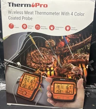 THERM PRO Wireless Meat Thermometer with Long Wireless Range & 2 Probes