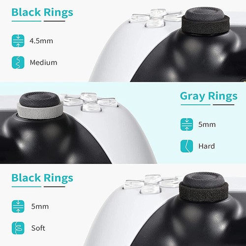PS5 Precision Rings Thumbstick for Switch Pro PS4 for XBox One Controller - Afbeelding 5 van 6