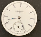 Antique 1890 Illinois Grade 141 Pocket Watch Movement Running Ticks 6s 11j USA