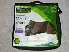 NEVER USED Back On Track Therapeutic Mesh Sheet - Black, 60"