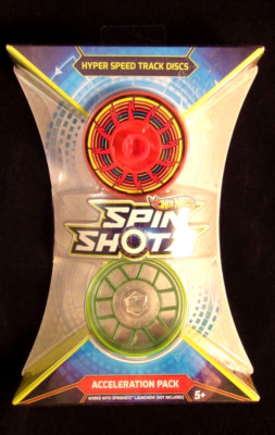 Mattel Hot Wheels Spin Shotz Hyper Speed Track Discs Acceleration Pack Y1803