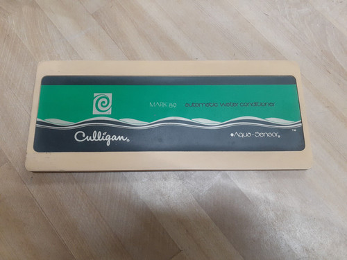 Used Culligan Mark 89 Aqua Sensor Water Conditioner Softener Plastic Cover Plate