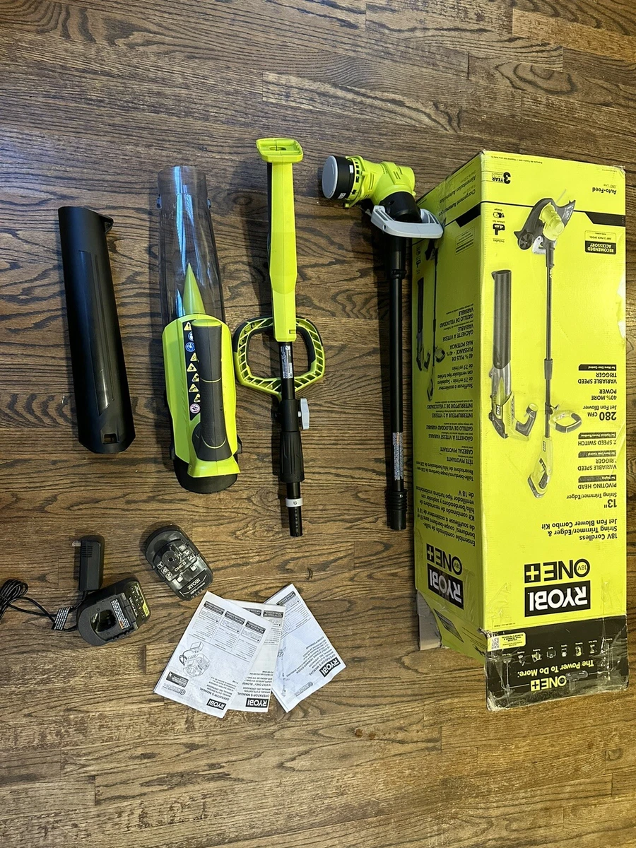 Ryobi 18v trimmer sale and blower combo