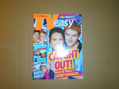 MICHELLE KEEGAN, SHAUN EVANS - TV EASY MAGAZINE - 13TH APRIL 2013