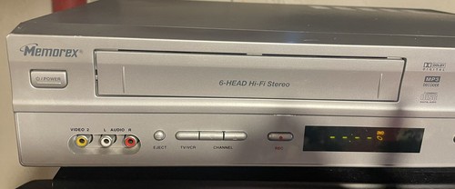 Memorex DVD VHS Combo 6 Head Hi-Fi VCR Player MVD4543 See Video. Works NO REMOTE - Picture 2 of 20