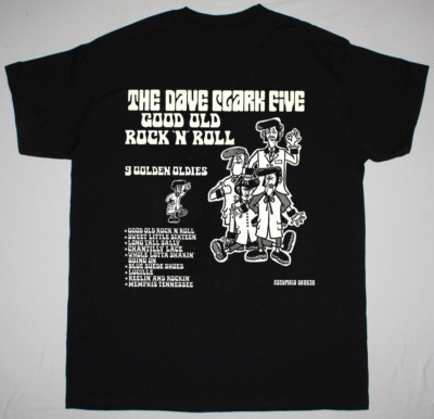 The Dave Clark Five   Play Good Old Rock 'N' Roll Black All Size T-Shirt AC2744