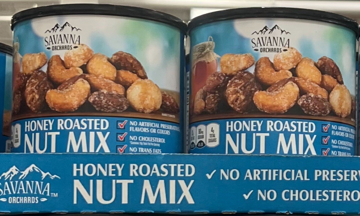 ナッツ＊eufora＊ 2-PACK Savanna Orchards Honey Roasted Nut Mix w/ Macadamias 30 oz