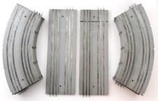 Lot of 12 Vintage A.C. Gilbert 1/32 Slot Car Track 10 Curved  2 Straight Tracks