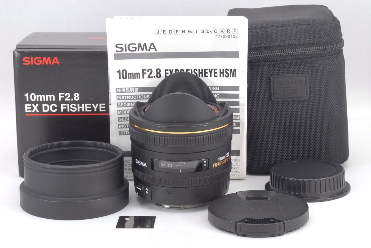 光学美品】 SIGMA シグマ 10mm F2.8 EX DC FISHEYE HSM SONY ソニー A 