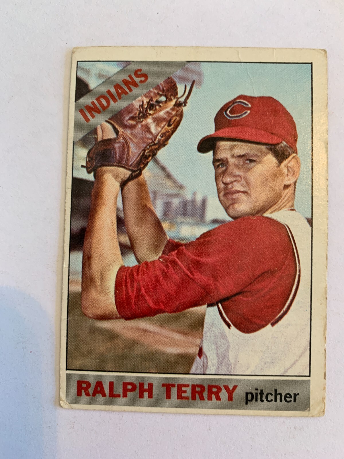 1966 O-Pee-Chee #109 Ralph Terry - Cleveland Indians - RARE & VINTAGE (Inv.B1)