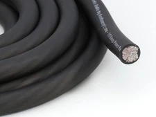 KnuKonceptz Kolossus Flex 1/0 Gauge Black OFC Ground Wire Battery Copper Cable