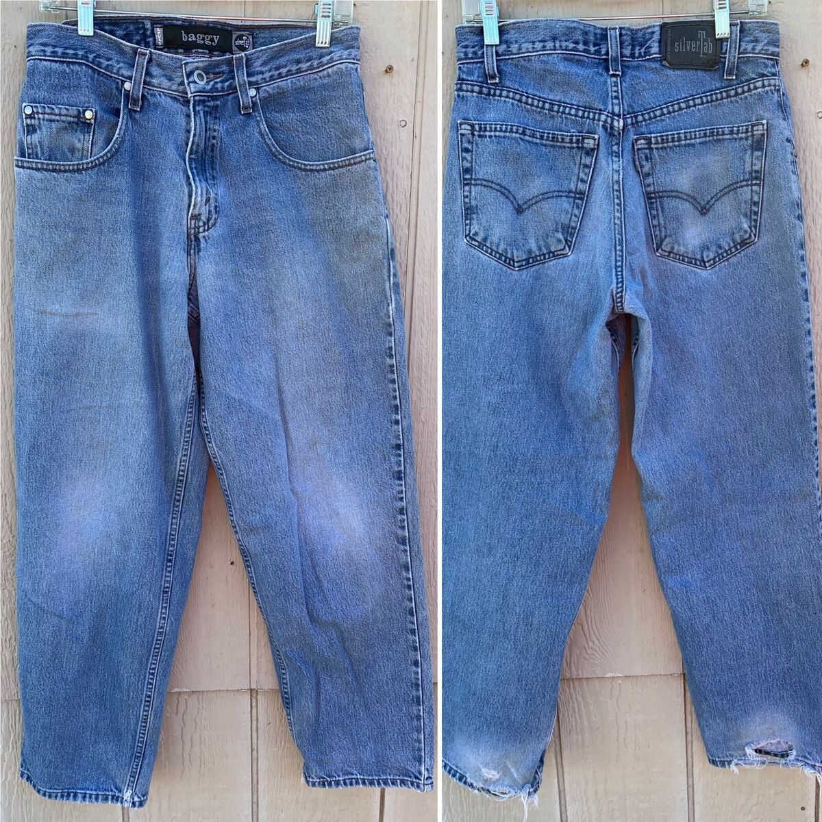 vintage Levis silverTab baggy jeans 31 in waist 30.25 in vintage Levis silverTab baggy jeans 31 in waist 30.25 in