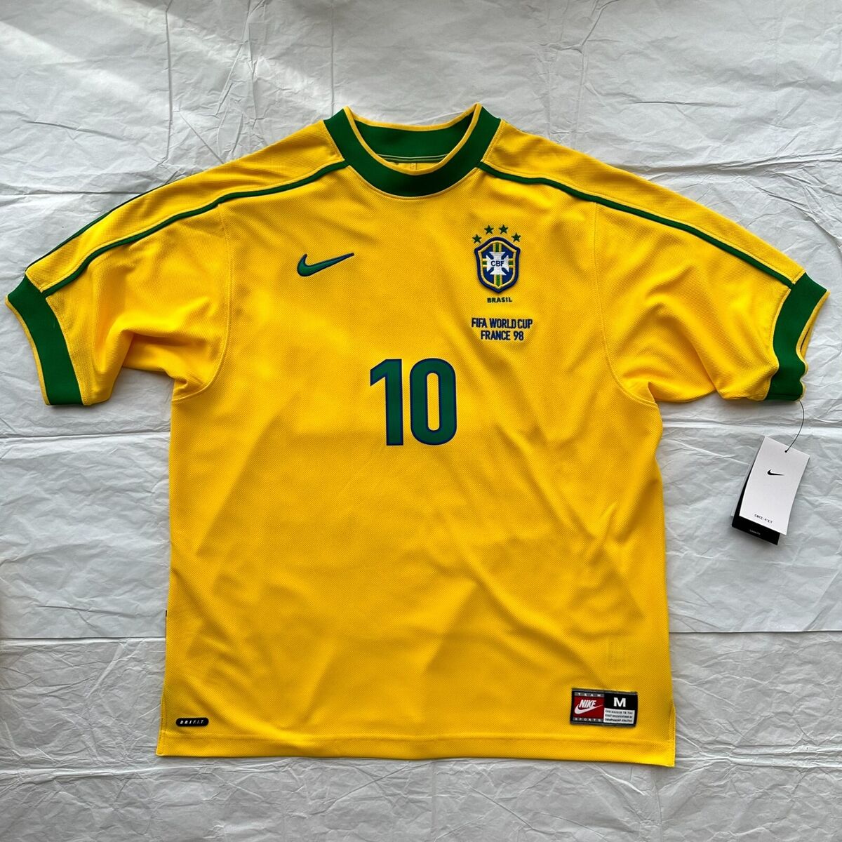 Nike Brazil 1998 World Cup Reissue Rivaldo | eBay Nike Brazil 1998 World Cup Reissue Rivaldo | eBay