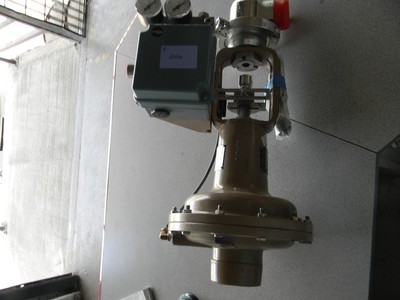 Cashco Sanitary Pneumatic control valve  SCV-30 with Eckardt actuator SRI986 