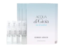 GIORGIO ARMANI ACQUA DI GIOIA EDP 1.2ml .04fl oz x 4 PERFUME SPRAY SAMPLES