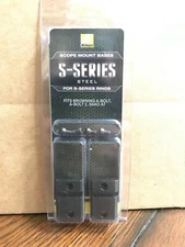 Nikon S-Series Steel Scope Mount Base Matte Black 16163 Fits Browning A-Bolt 