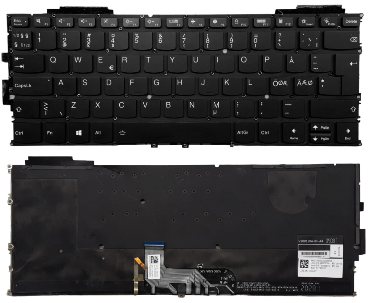 Tastiera Lenovo Yoga Slim 9-14ITL5 – USB Nero Retroilluminata – Italiano USA