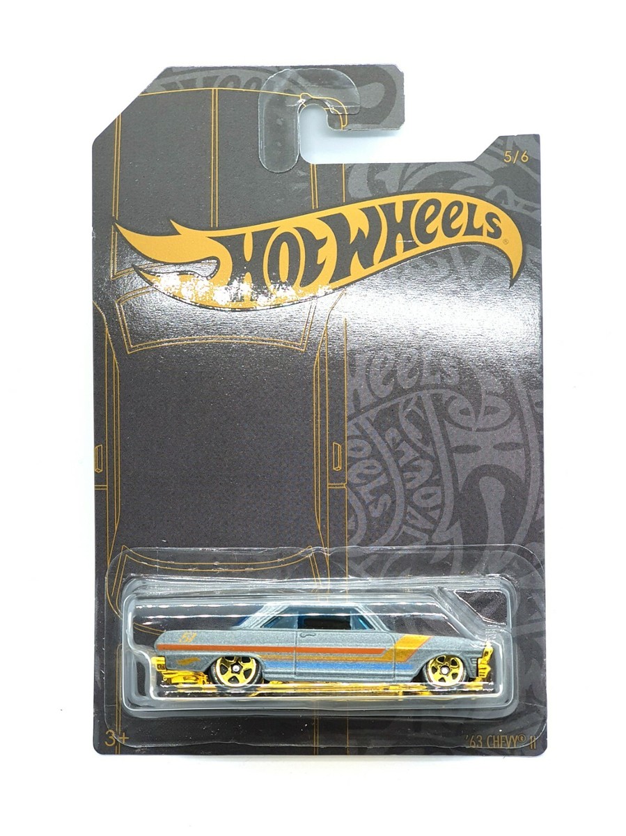 Hot Wheels Satin & Chrome Series 1963 Chevy II Kids Model Diecast