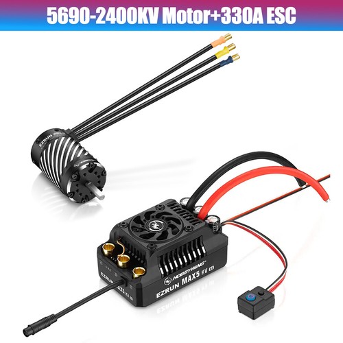 Hobbywing EzRun MAX5 G2 Brushless 330A ESC 5690 56118 Motor for 1/8 1/7 RC Car - Picture 24 of 25