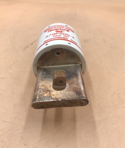 HOUSTON STOCK NEW FERRAZ SHAWMUT A70P500-4 AMP-TRAP FUSE 500 AMP FREE 2 DAY AIR - Picture 4 of 7