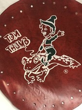 1940/50’s Vintage Tom Thumb Vinyl Pillow Cover  thumbnail