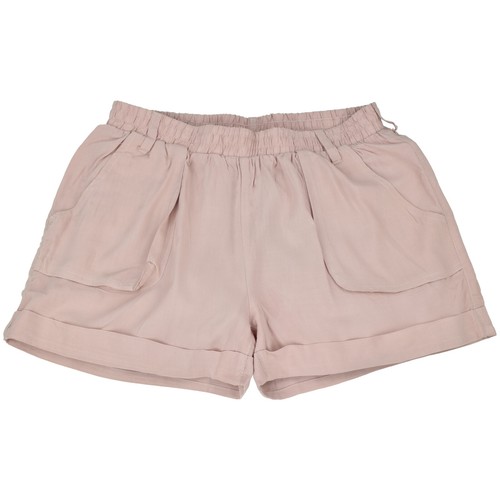 Damen Bermuda Shorts Strandhose Sommerhose lässige kurze Hose unifarben neutral - Bild 3 von 8