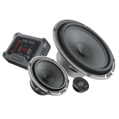HERTZ MPK 163.3 3-Way Speaker Kit Woofer Medi Tweeter Crossover Line MILLE PRO