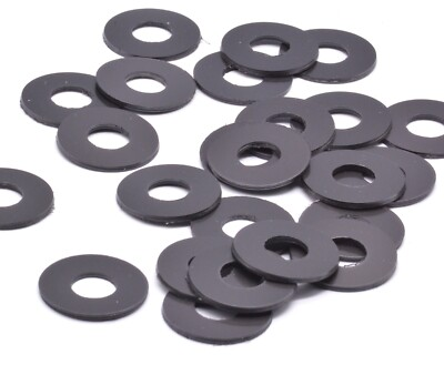 #ad Metric Nylon Flat Washers 1.6mm Thick 7 Sizes Available 15 Washers per Pack $9.29