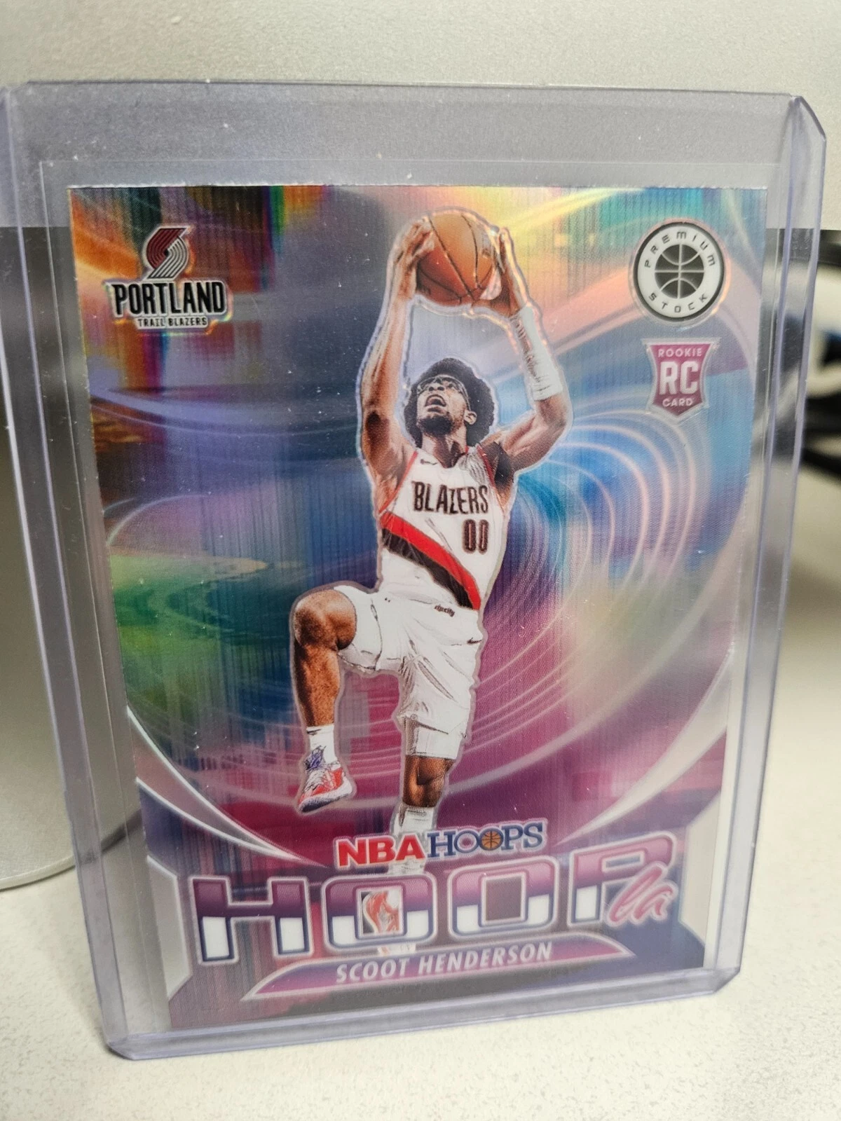 2023-24 Panini Nba Hoops Premium Stock  Hoopla Scoot Henderson #13 Silver Prizm