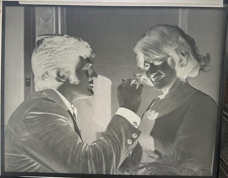 Rita Hayworth + Steve Oliver in The Naked Zoo (1970) 🎬⭐ Negative Photo K 343 | eBay