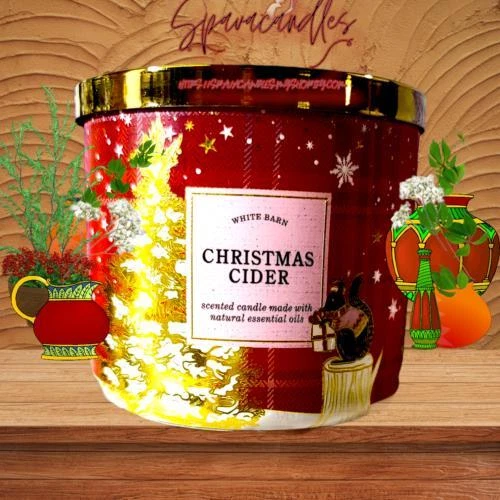 Bath & Body Works Christmas Cider 3 Wick Candle 2022 - Image 2 of 4