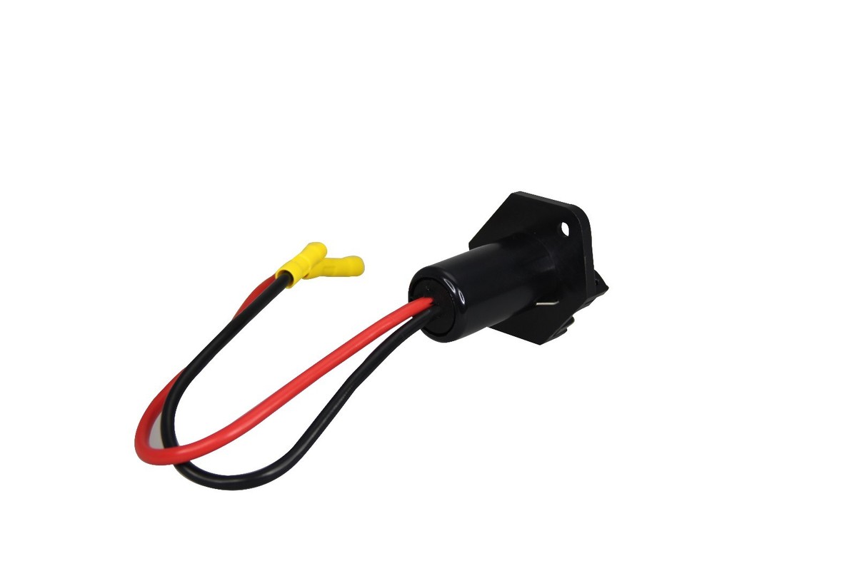 Pactrade Marine Boat Trolling Motor Female Socket Connector 12V 2-Wire 10 Gauge