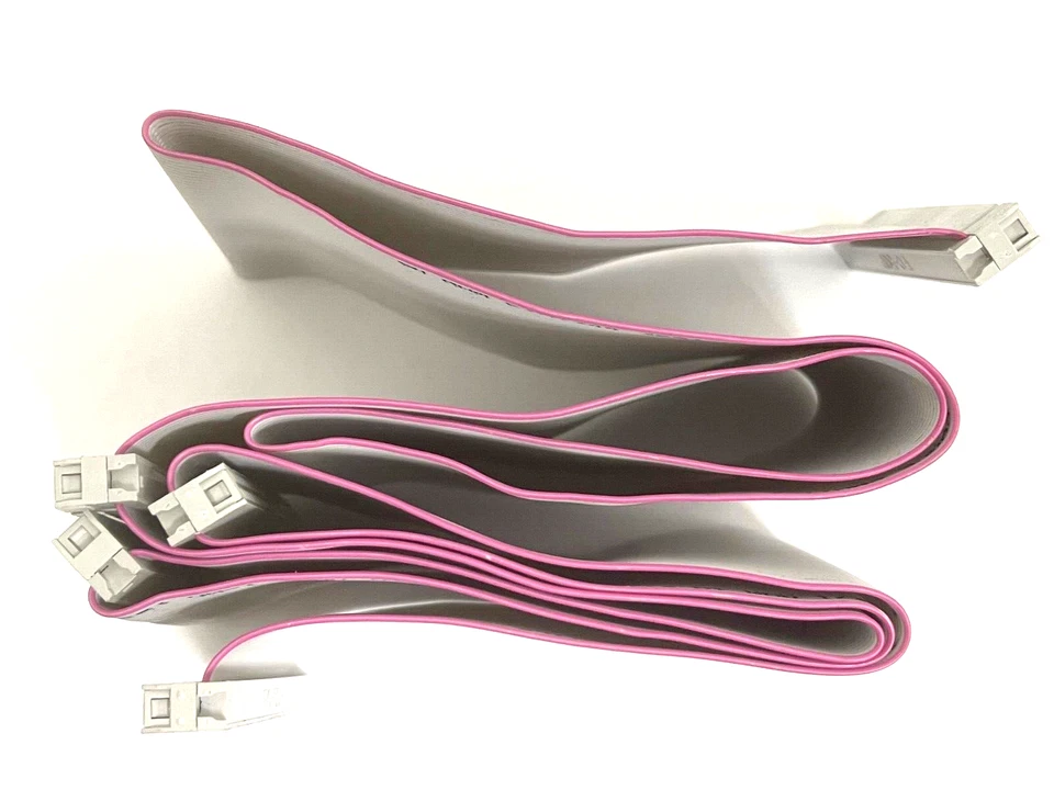 45 INCH 50-Pin SCSI Internal Ribbon Flat Cable F/F WITH 5 CONNECTORS RM1CB13 - Image 2 of 2