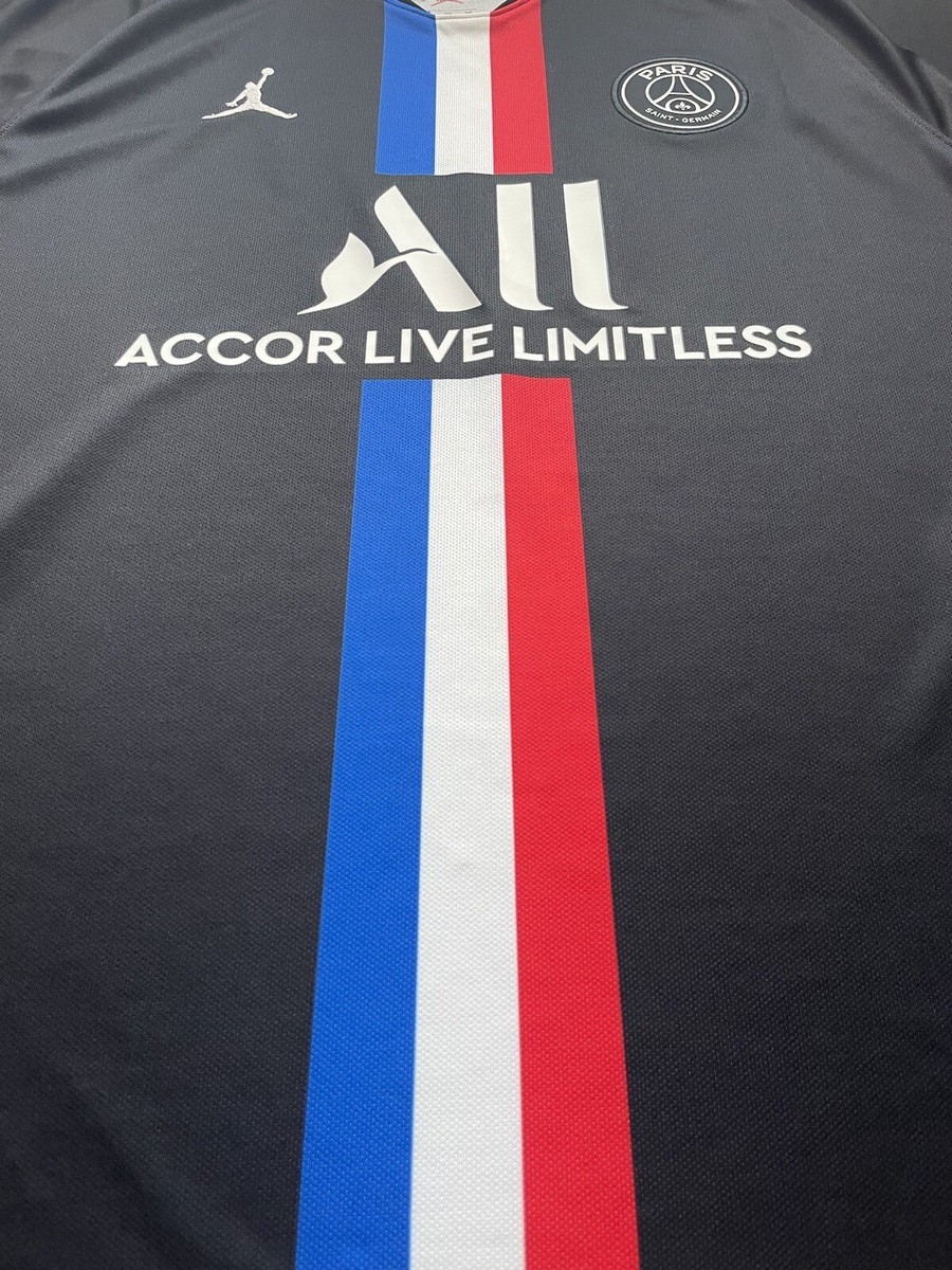 2019/20 PSG Fourth UCL Jersey #7 Mbappe XL Jordan Paris 2019/20 PSG Fourth UCL Jersey #7 Mbappe XL Jordan Paris