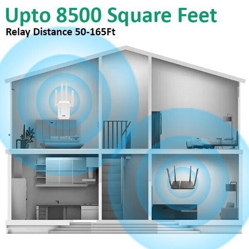 1200Mbps 5G Wifi Range Internet Extender Bezprzewodowy wzmacniacz sygnału Router - Zdjęcie 6 z 12