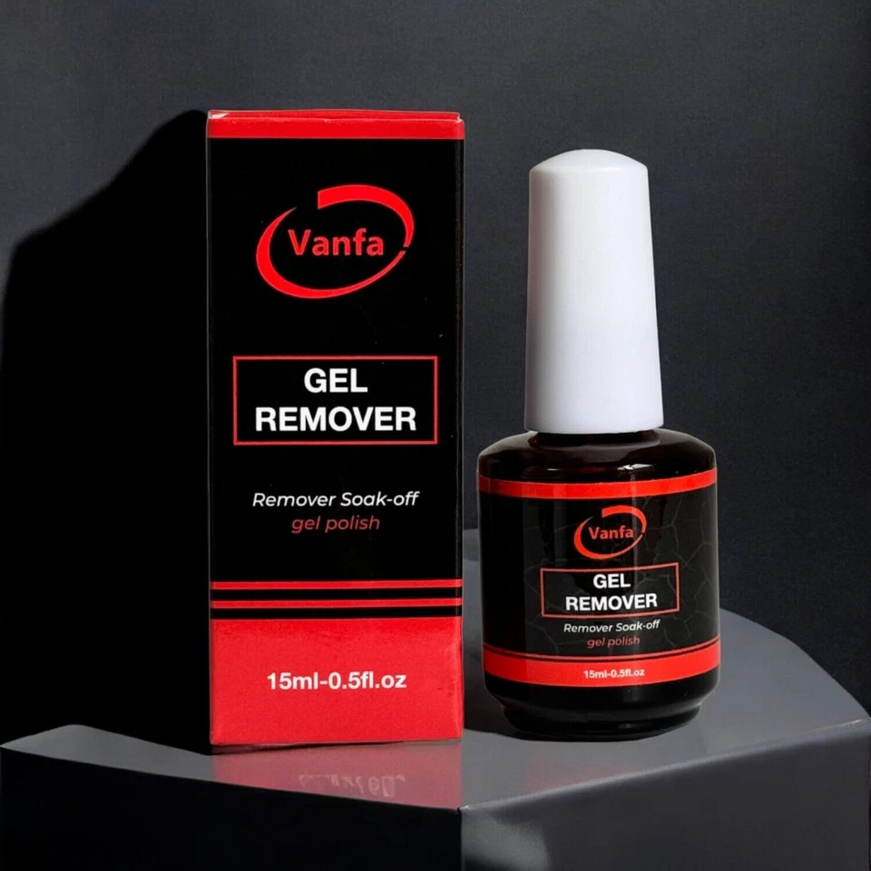 Removedor de gel de esmalte de uñas Vanfa 0,5 OZ (paquete de 2) Foto 2 de 4