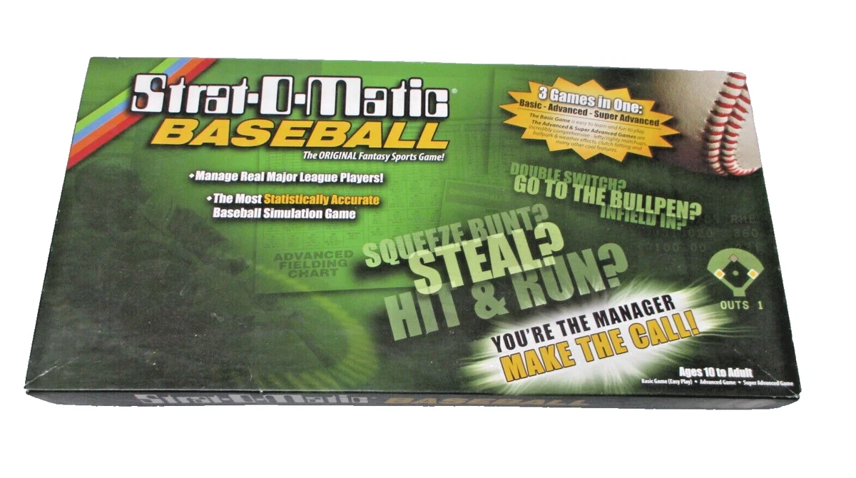 Strat-O-Matic Baseball Buste Portaoggetti Serie Diamanti Anni 70 Set A&amp;B
