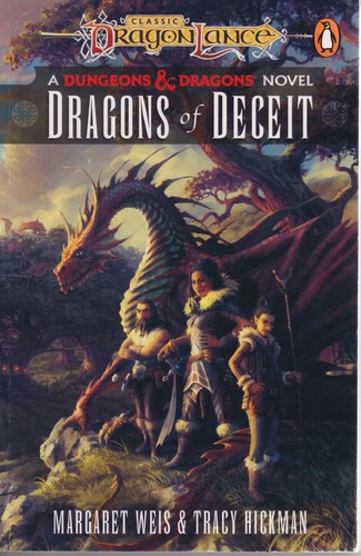 DRAGONS OF DECEIT-MARGARET WEIS & HICKMAN (DUNGEONS & DRAGONS NOVEL; PAPERBACK)