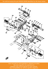 YAMAHA Bolt, Flange, 90105-10036 OEM RD350LC RD250LC AEROX Jog JogRR CX CW50 MBK