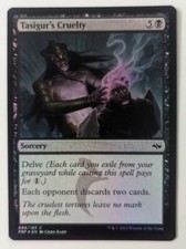 Foil Tasigur's Cruelty, Fate Reforged, Magic The Gathering, MTG