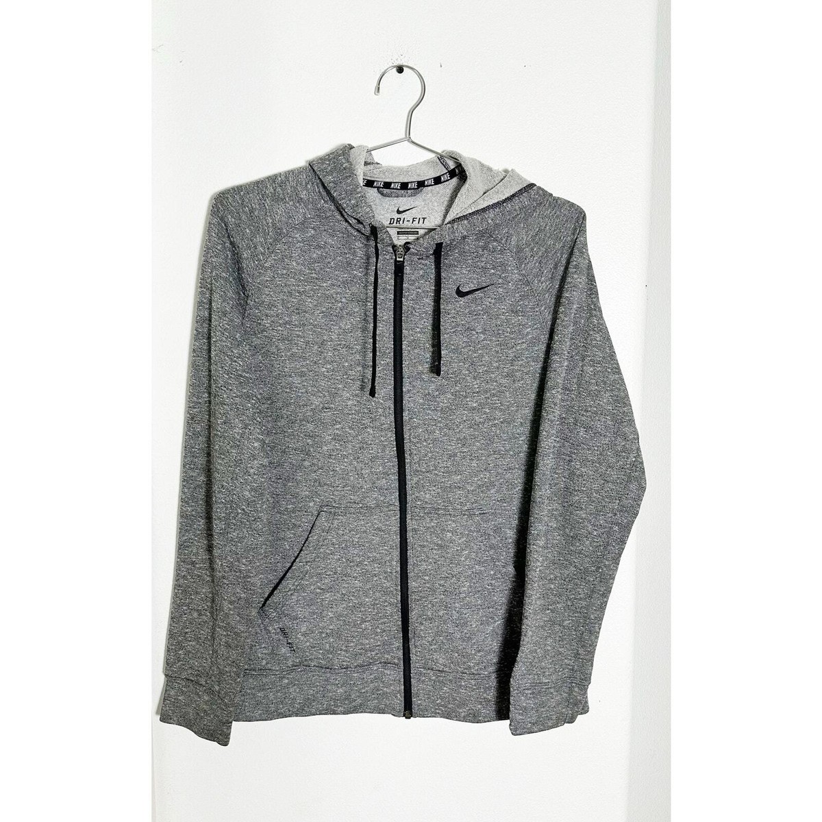 Nike Mens Dri-fit French Terry Full-zip Training Hoodie 588639 sz