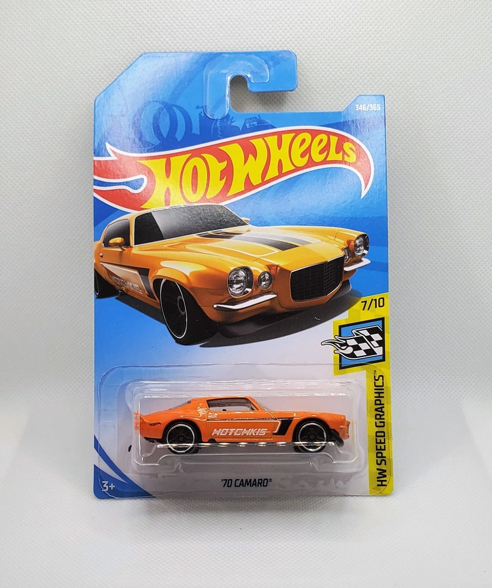 2018 Hot Wheels 70 Camaro HOTCHKIS 346 Orange