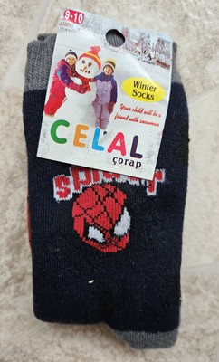 Wintersocken Spiderman Kinder 9 bis 10 Jahre NEU mit Etikett 