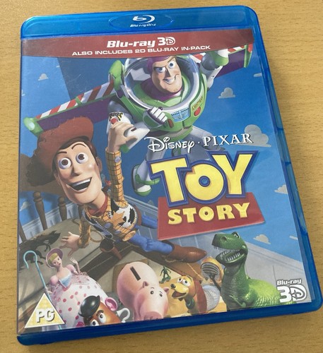DISNEY TOY STORY BLU-RAY 3D 2-DISC SET PAL ENGLISH KIDS FAMILY FUN FILM MOVIE - Picture 2 of 8