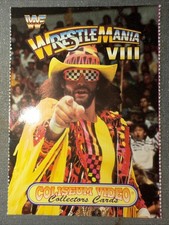 1993 Coliseum Video WWF Wrestlemania Wrestlemania VIII Randy Savage #8 HOF 12bq